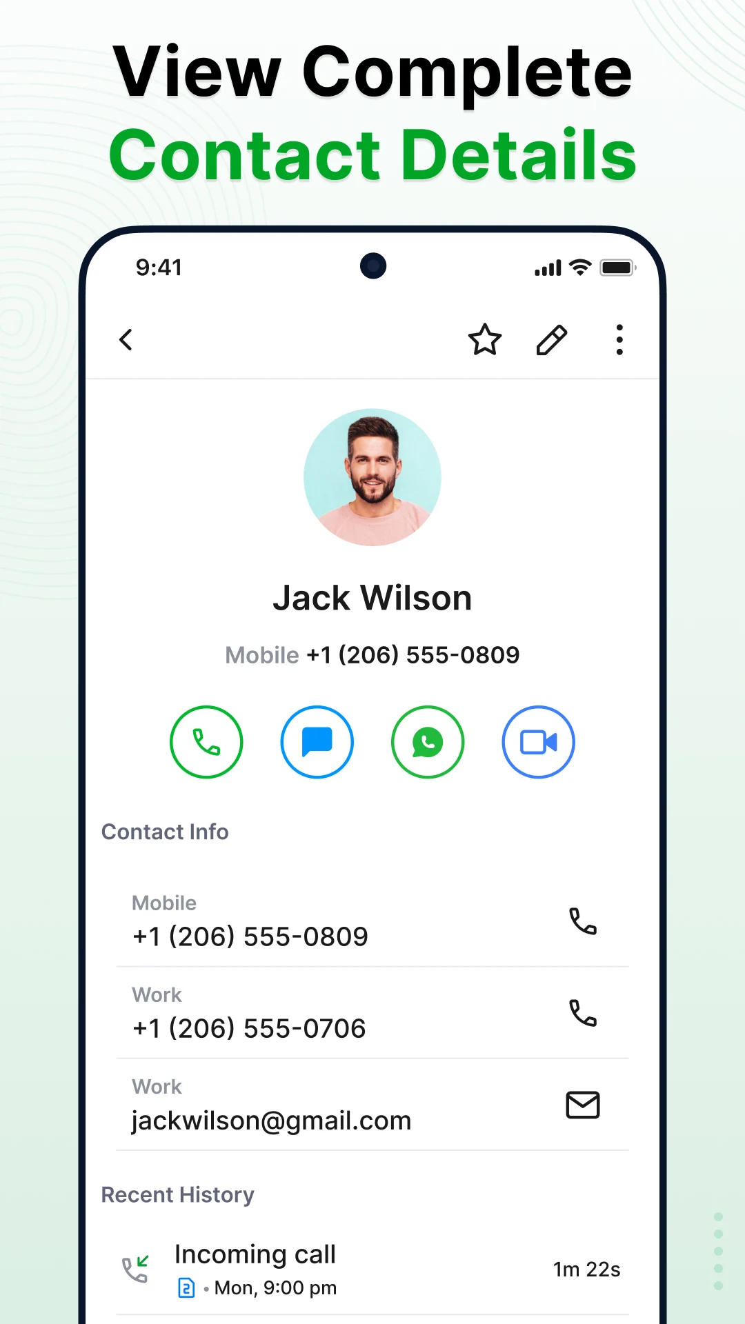 Contacts - Phone Calls screenshot